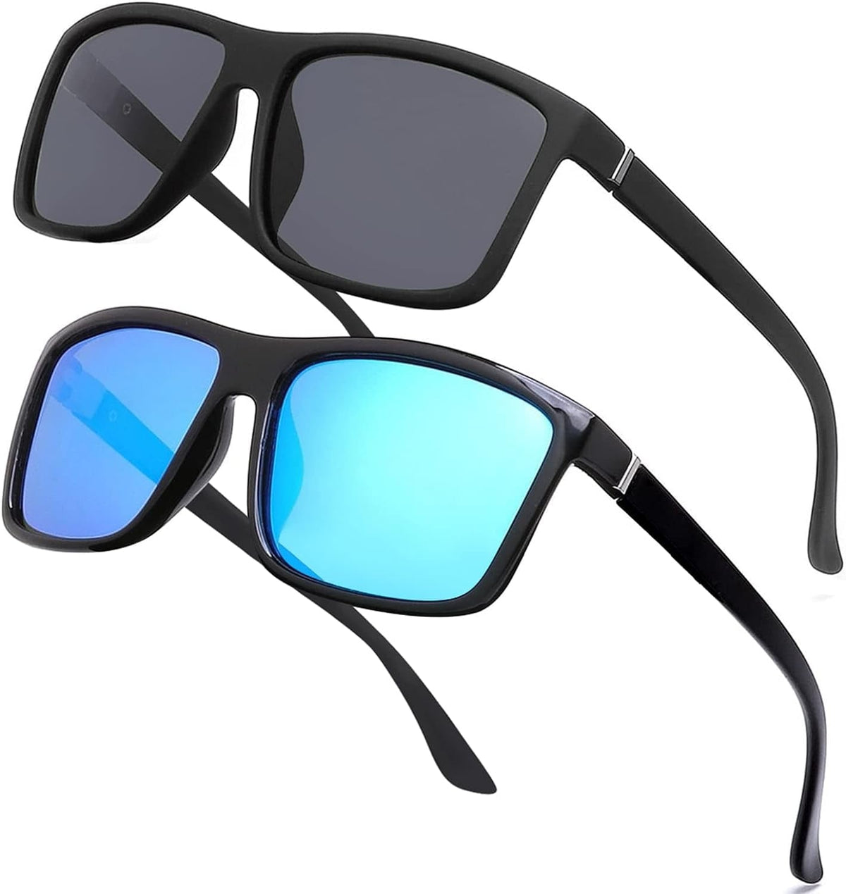 Men's Sports Polarized Sunglasses Square Frame Glasses NP1007