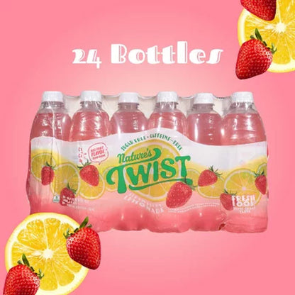 Nature'S Twist Sugar-Free Strawberry Lemon 16.9 Fl. Oz., 24 Pk.