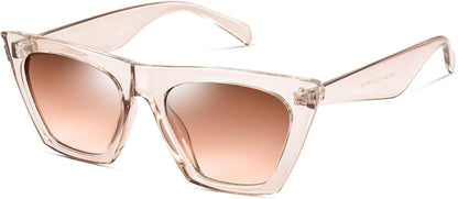 Square Cat Eye Sunglasses for Women Trendy Style Model-Shine