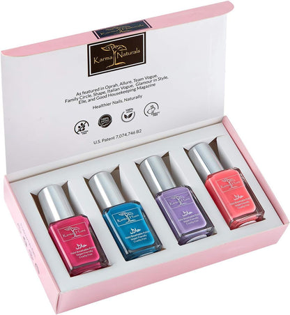 Beautiful Halal Nail Polish Set- Non-Toxic Nail Art, Vegan and Cruelty-Free Nail Paint