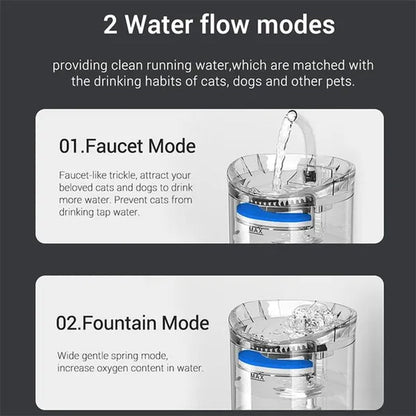 Cat Automatic Water Dispenser Circulating Filter Constant Temperature Pet Drinking Fountain Mute Cat and Dog Water Feeding Cat Daily Necessities