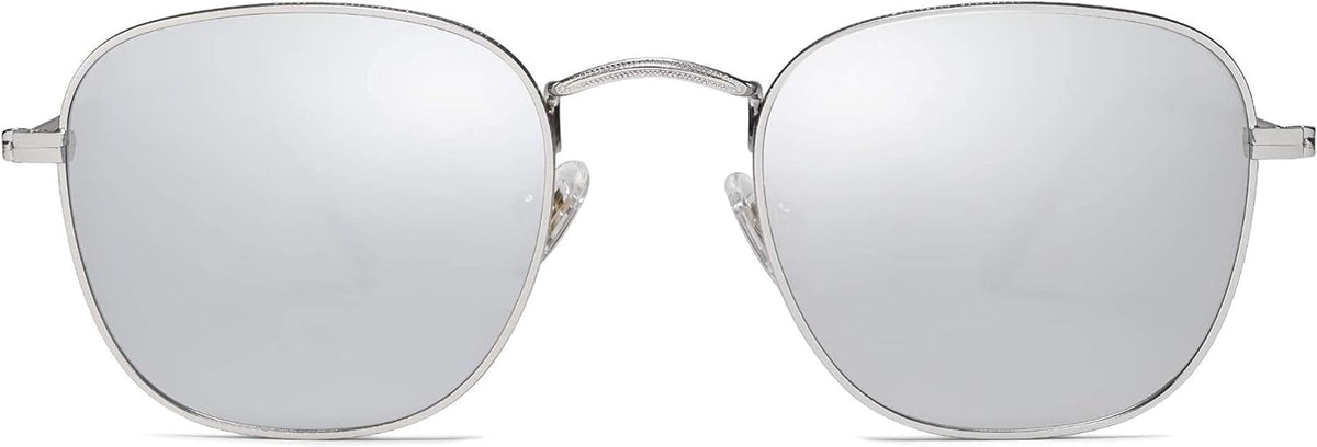 Square Polarized Sunglasses for Men Women Classic Vintage Retro Style