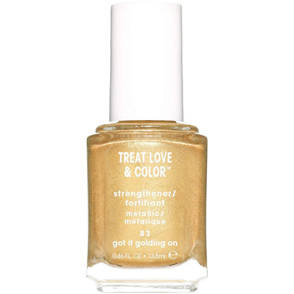 Treat Love & Color Nail Polish For Normal To Dry/Brittle Nails, Got It Golding On, 0.46 fl. oz.