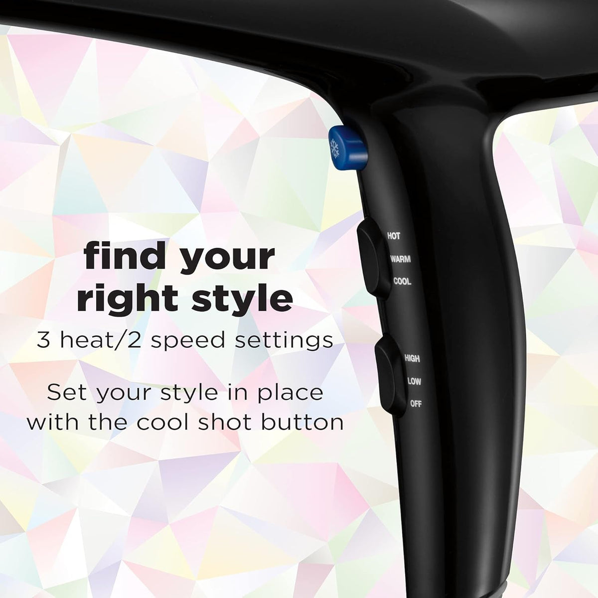 1875 Watt Shine & Style Hair Dryer