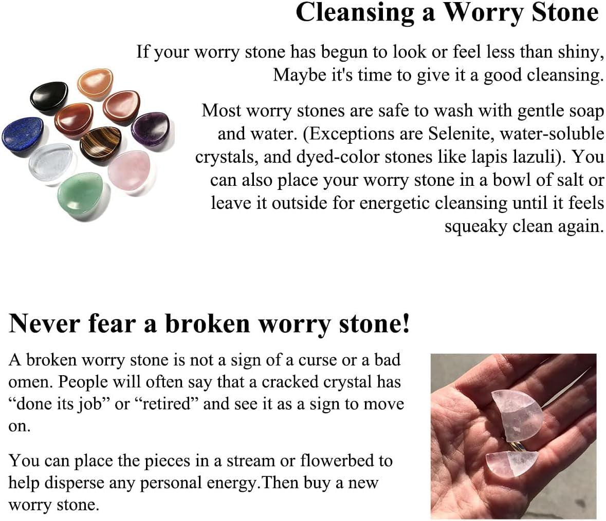 Thumb Worry Stone - Palm Stones Pocket Natural Chakra Reiki Healing Crystals Therapy Geometry - Lapis Lazuli
