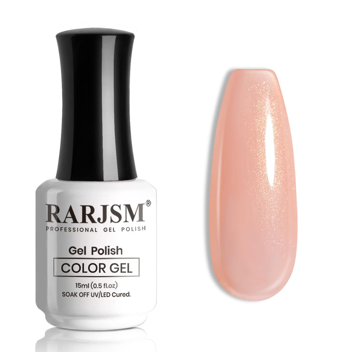 Nude Hot Pink Iridescent Gel Nail Polish Sheer Bright Neon Pink Glitter Jelly Gel Polish Neutral Shimmery Summer Color Sparkle Rainbow Pigment Gel 15ml Soak off Cured Need for Home Salon DIY