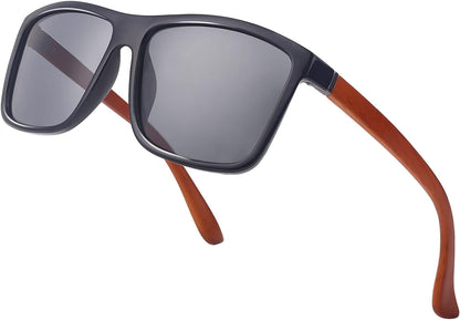 Men's Sports Polarized Sunglasses Square Frame Glasses NP1007