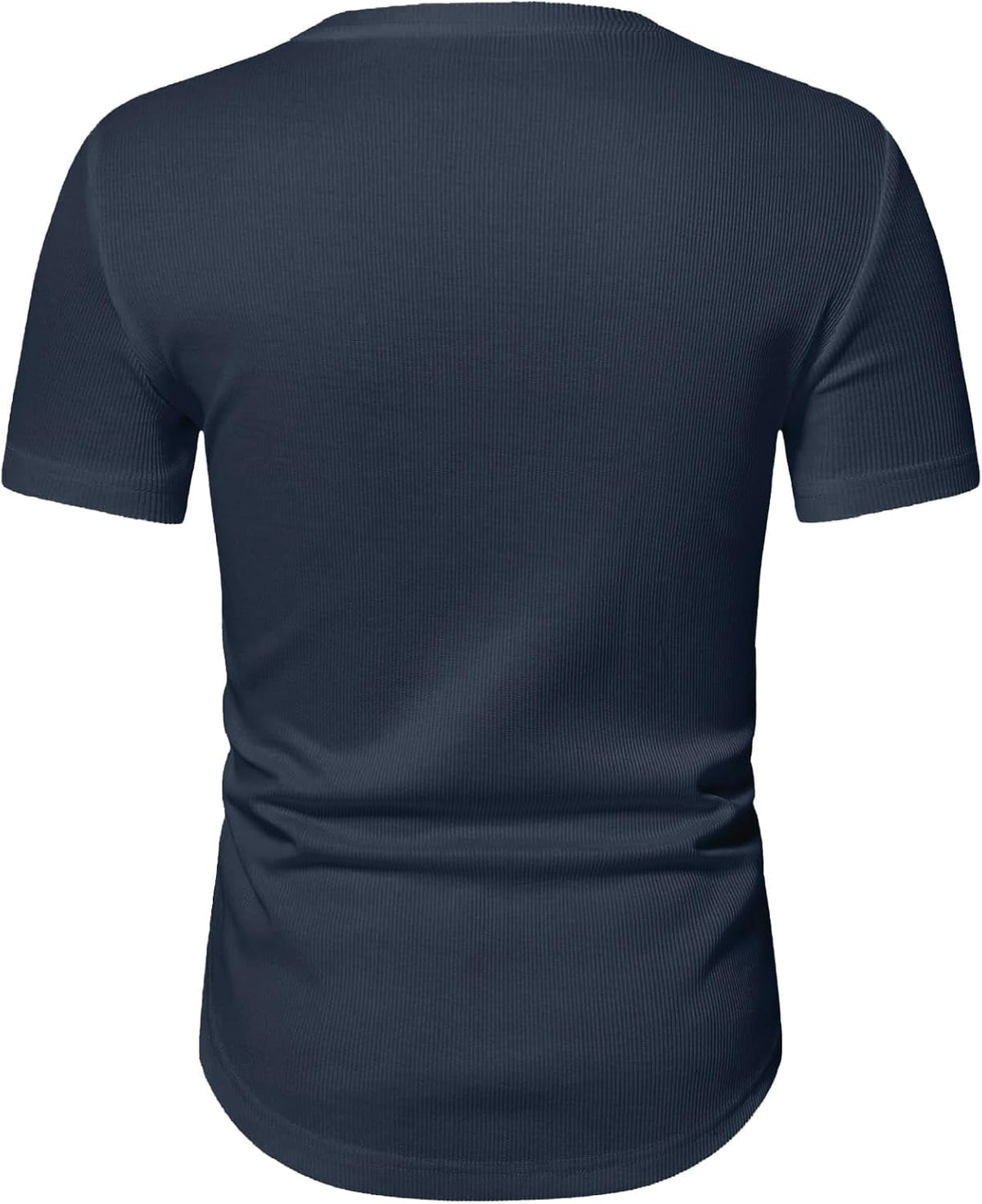 Mens Muscle T Shirts V Neck Short Sleeve Henley Shirt Hipster Longline Gym Workout Athletic Tee Shirts