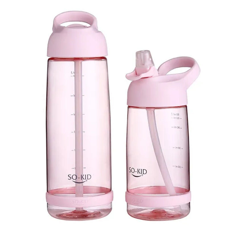 550/800/1000Ml Water Bottle with Straw, Portable Sports Shaking Bottle, Fitness Bottle, Children's Bottle, Baby Bottle
