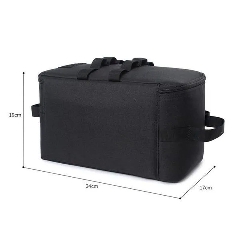 Outdoor Camping Gas Tank Storage Bag Large Capacity Ground Nail Tool Bag Gas Canister Picnic Cookware Utensils Kit Organizer