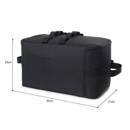 Outdoor Camping Gas Tank Storage Bag Large Capacity Ground Nail Tool Bag Gas Canister Picnic Cookware Utensils Kit Organizer