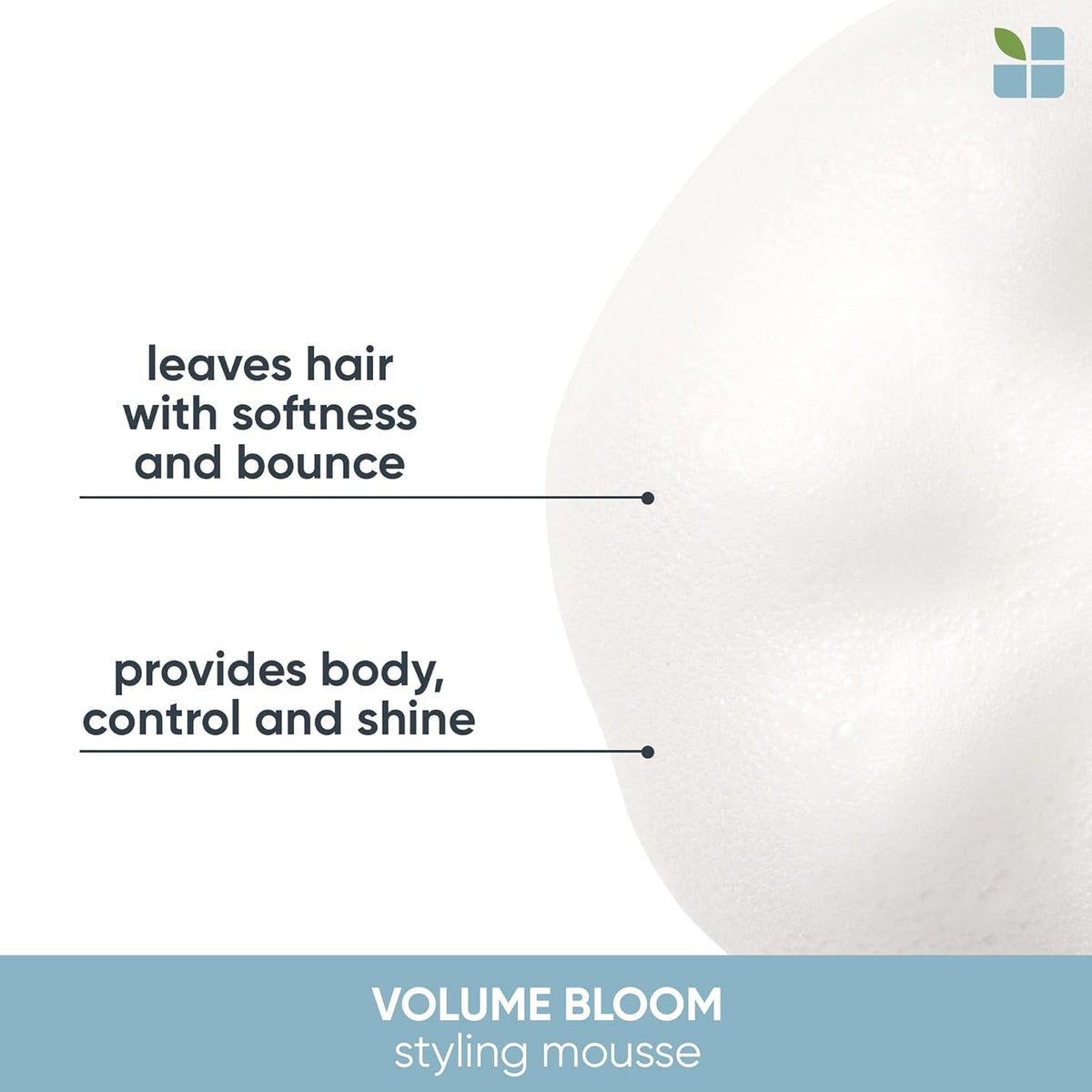 Styling Whipped Volume Mousse | Provides Body, Control & Shine Leaving Hair with Natural Softness | Medium Hold | Paraben-Free | Vegan | 8.5 Oz. | 8.5 Fl. Oz