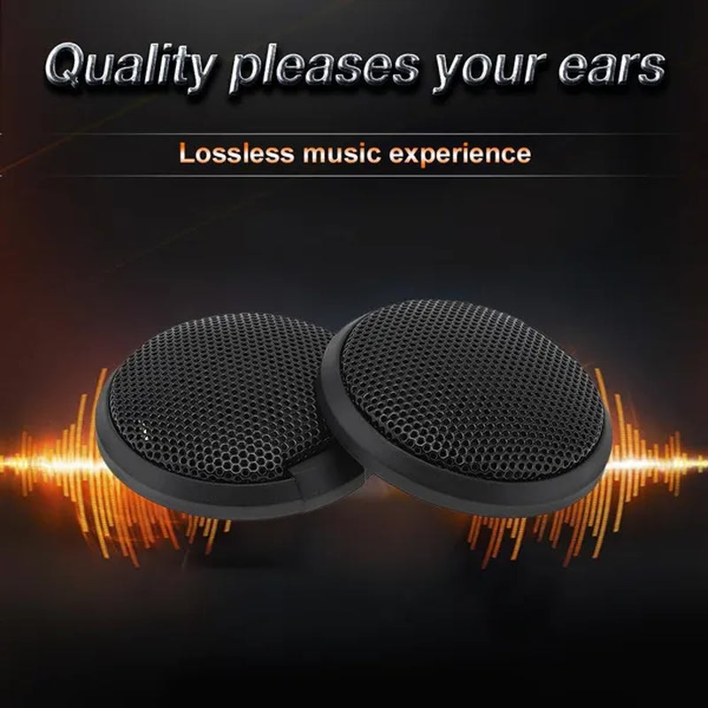 2Pcs 20W Car Speaker Dome Tweeter Universal Sound Vehicle Auto Music Stereo Modified Loud Speakers