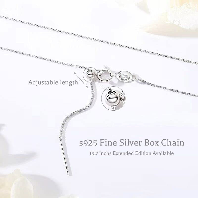 August Birthstone Elegant Silver Necklace for Women with Green Peridot Pendant - Handmade Crystal Birthstone Jewelry(Peridot)
