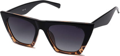 Oversized Square Cateye Polarized Sunglasses for Women Men Big Trendy Sunnies SJ2115