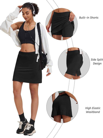 Women'S Active Performance Skort Lightweight Skirt for Running Tennis Golf Workout Sports