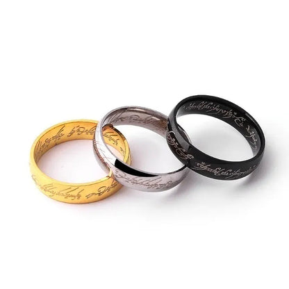 3pcs/set Fashion Lord of The Rings Stainless Steel Rings Engagement Rings Jewelry Gifts