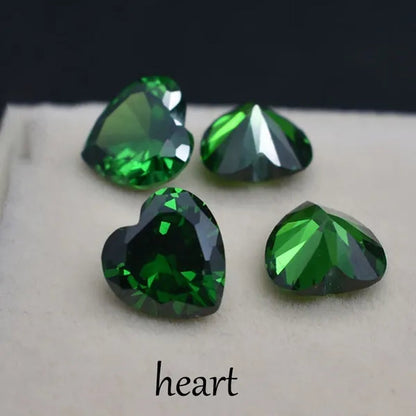 Stone of Life 3A Colombia Emerald Corundum Spinel Various Shapes Mosaic Jewelry Diy Green Gem AAA 5-7MM