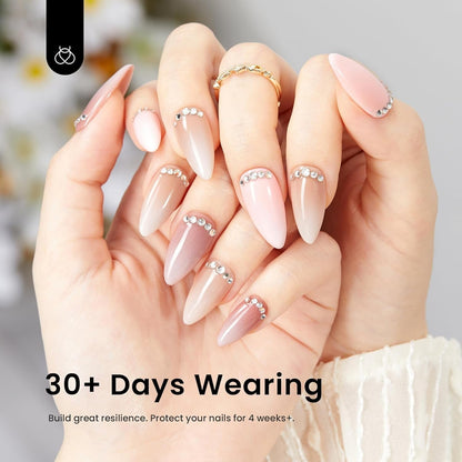 Beetles Builder Nail Gel 12 Pcs, 8-in-1 Pink Pastel Nude Gel Builder for Nails Beige White Colors Hard Gel Builder Extension Gel Nail Strengthener Nail Art Design Spring Gifts for Girls and Women
