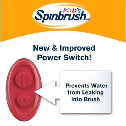 Spinbrush Kid'S Electric Battery Toothbrush, PAW Patrol, 4 Pk.