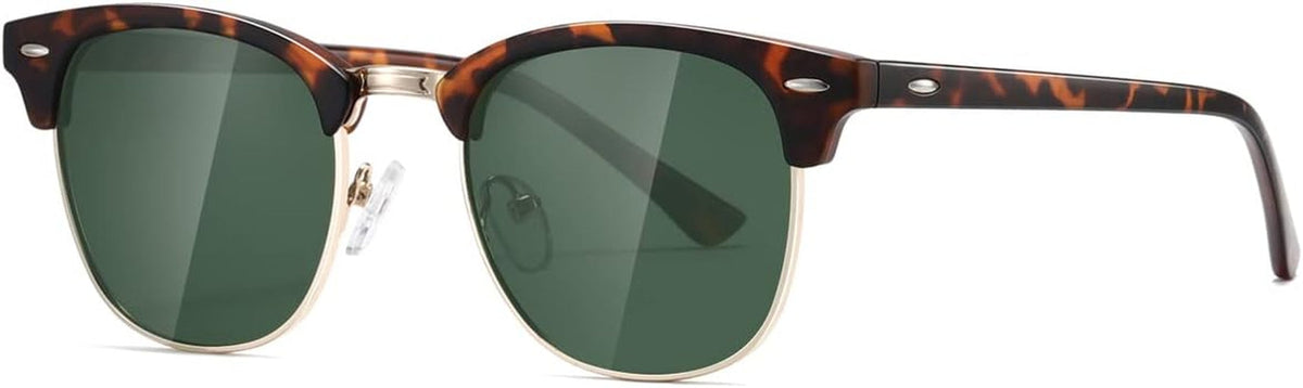 Polarized Sunglasses For Women And Men Semi Rimless Frame Retro Sun Glasses AE0369