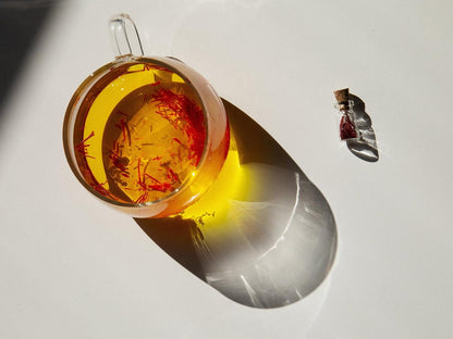SAFFRON - A+ 级优质纯有机西班牙藏红花，用于烹饪和饮用的藏红花丝，100% 纯正世界上最好的藏红花，（15 克 | 0.53 盎司）