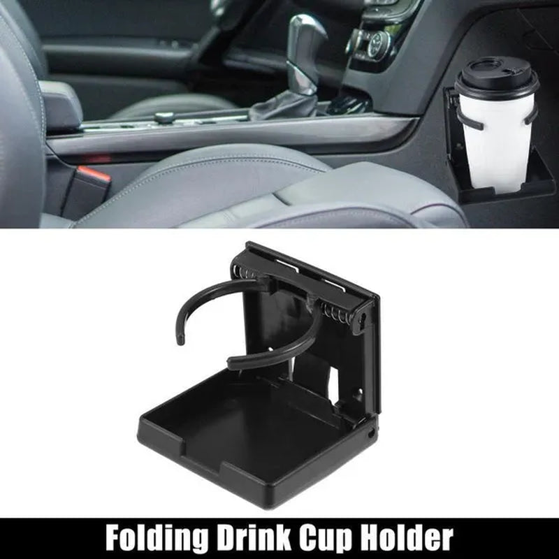 1/2PCS Cup Drink Holder Folding Car Cup Holder Water Bottle Holder Front Cup Holder Stand for Car Boat Truck Yacht SUV RV Van Cup Tray
