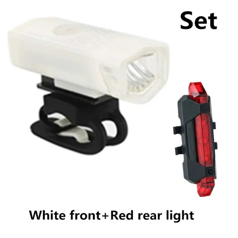 Newest Bike Light USB Rechargeable 300 Lumens Bicycle Lamp Front Headlight Flashlight Bicycle Light Bicycle Accessories
