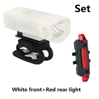 Newest Bike Light USB Rechargeable 300 Lumens Bicycle Lamp Front Headlight Flashlight Bicycle Light Bicycle Accessories