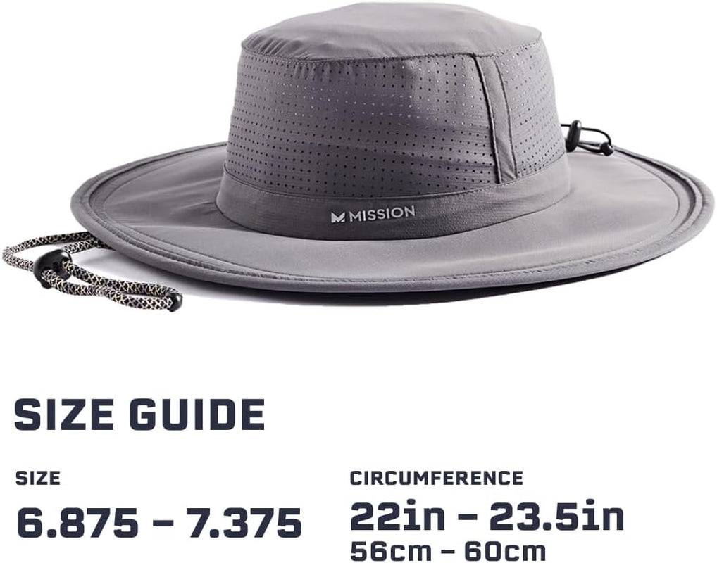 Cooling UPF Boonie Hat - Unisex Sun Hat for Hiking, Beach & Fishing - Sweat & Water Activated Technology