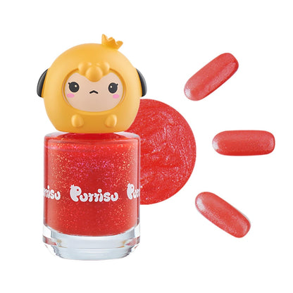Bling Pang Pang Nail Polish High-Gloss Pearl Sticker Type Water-Based, Peelable, Non-Toxic (B01 Twinkle Pink)