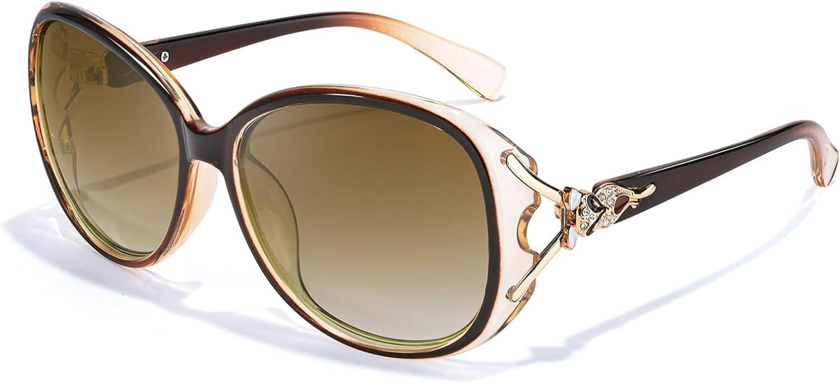 Sunglasses for Women Trendy Polarized Sunglasses Oversized Big Sun Glasses Ladies Shades UV Protection