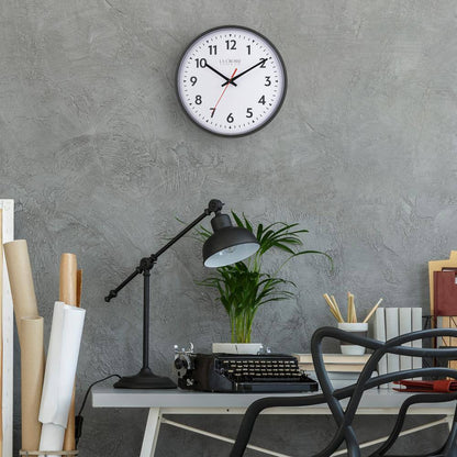 13 In. Info-Tech Commercial Quartz Analog Wall Clock
