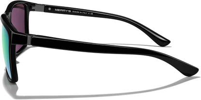 Rectangular Polarized Sports Sunglasses for Men Women Cycling Driving Fishing UV400 Protection S8225