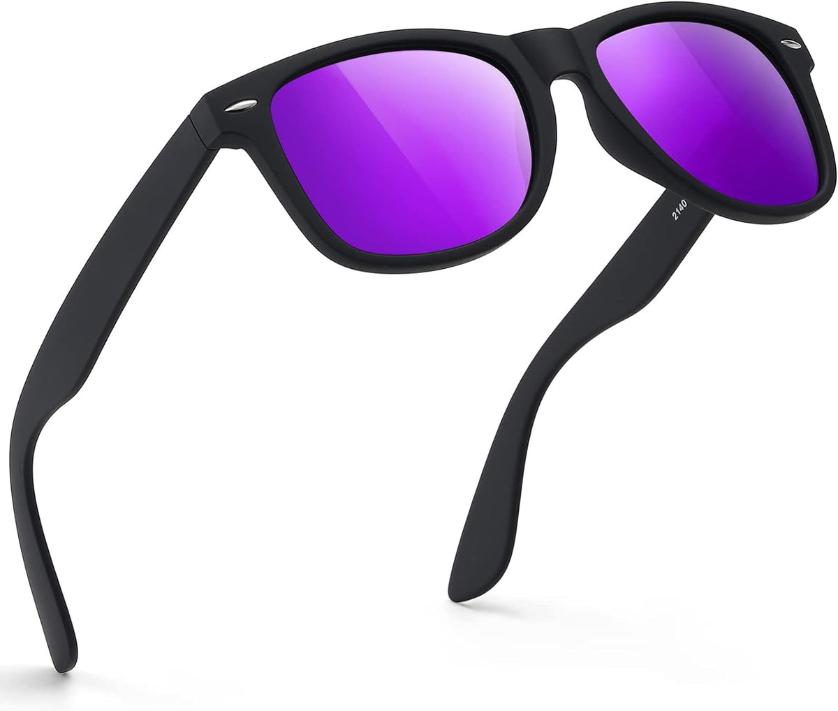 Sunglasses Men Polarized Sunglasses for Mens and Womens,Black Retro Sun Glasses Driving Fishing UV Protection