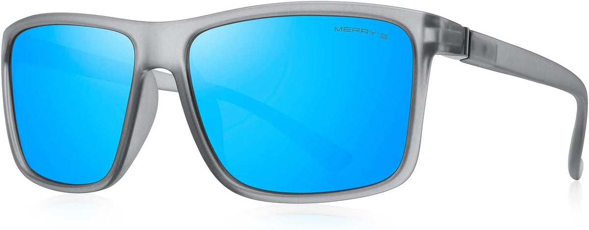 Rectangular Polarized Sports Sunglasses for Men Women Cycling Driving Fishing UV400 Protection S8225