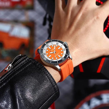 CURREN Watches For Men Luxury Silicone Strap Military Army Sports Watch Wristwatch Waterproof Luminous Male Clocks Relogio Masculino 8448