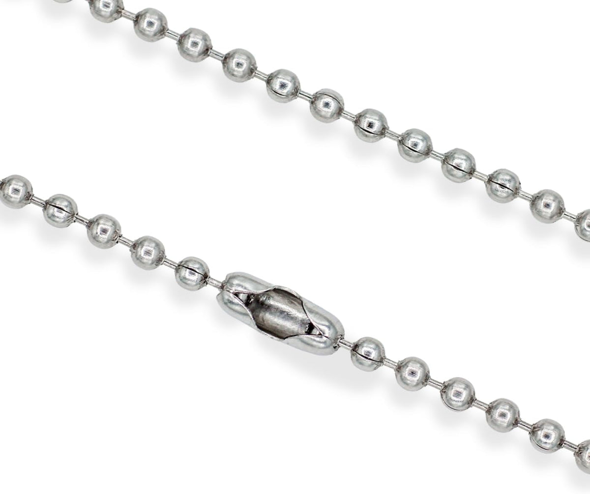 Catholic Necklace St Benedict Crucifix and Miraculous Medal Hypoallergenic Necklace on 24" Ball Chain - Jesus Mary Chain Catholic Necklace for Men, Women, Adults