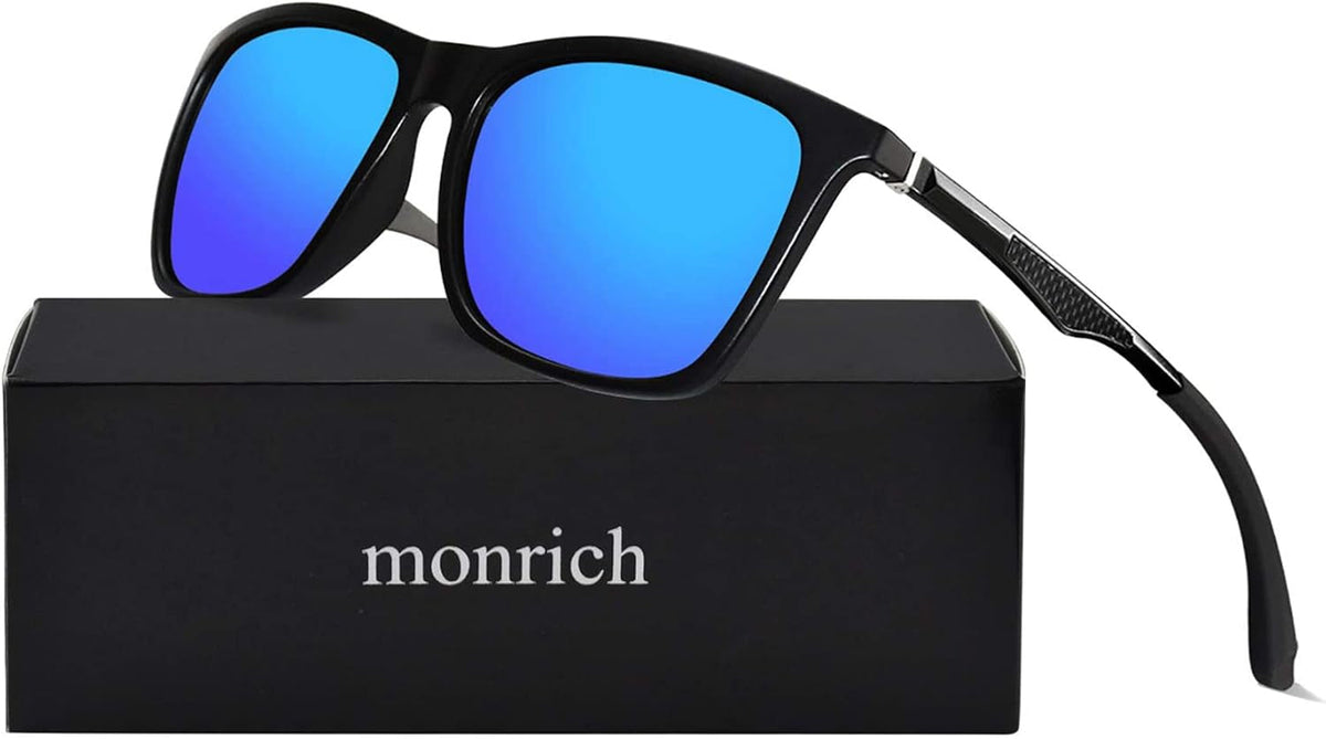 Polarized Sunglasses for Men Aluminum Mens Sunglasses Driving Rectangular Sun Glasses for Men/Women