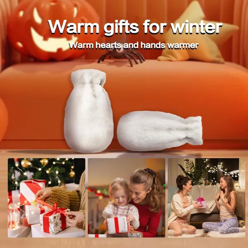Pack of 2 Hand Warmers Rechargeable Power Bnak, Portable Pocket Heater Warm Gift for Outdoors, Camping, HuntingMagnetic Electric Hand Warmer with Digital Display, Reusable Handwarmers Heat Up to 140℉