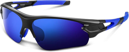 Polarized Sports Sunglasses for Men Women Youth Baseball Fishing Cycling Running Golf Motorcycle Tac Glasses UV400