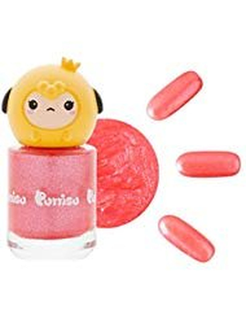 Bling Pang Pang Nail Polish High-Gloss Pearl Sticker Type Water-Based, Peelable, Non-Toxic (B01 Twinkle Pink)