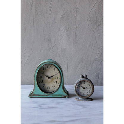 Two Birds round Table Clock