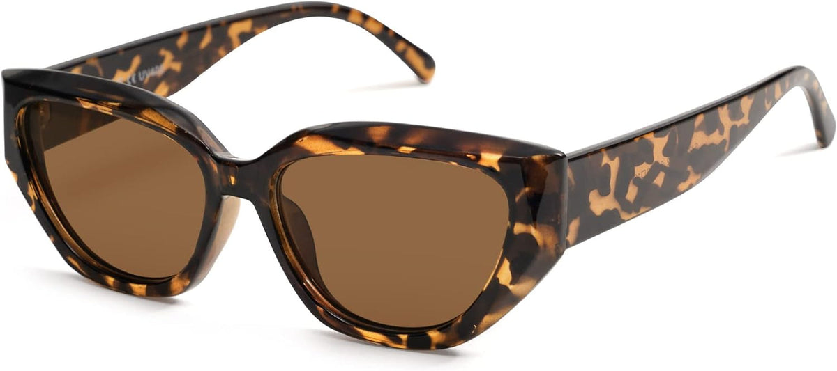 Trendy Cute Cat Eye Polarized Sunglasses for Women Fashion Cateye Womens Sunnies SJ2237