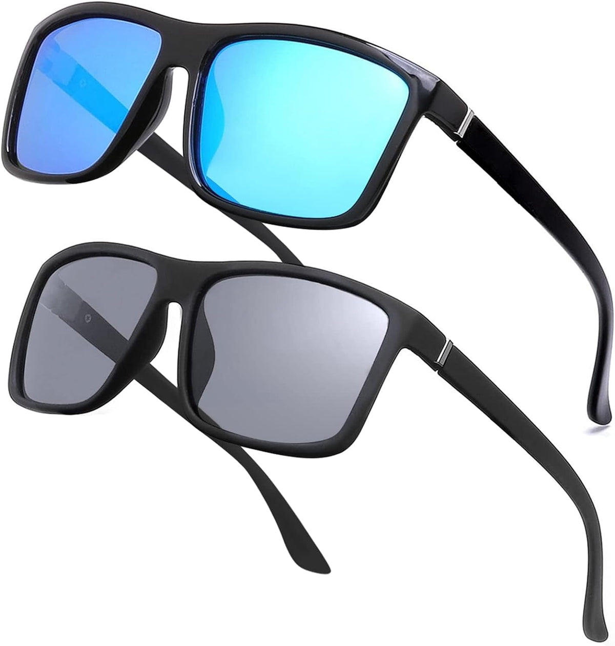 Men's Sports Polarized Sunglasses Square Frame Glasses NP1007