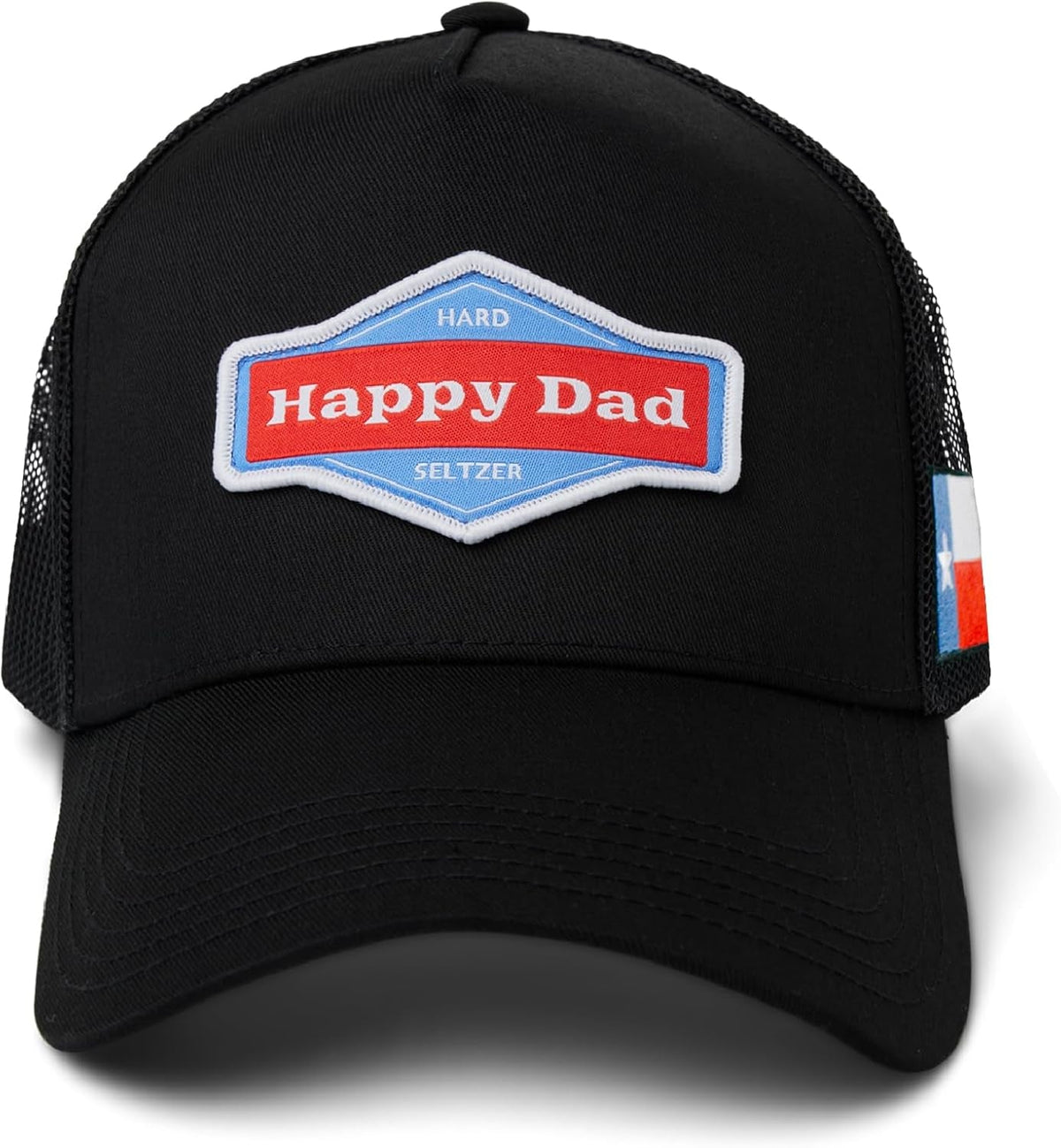 Happy Dad Hats for Men and Women, Available in Trucker Hat, 6 Panel Snapback Hat or Baseball Cap, Holiday & Birthday Gifts