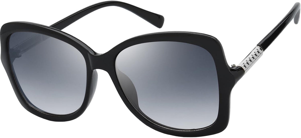 Women's Oversized Square Jackie O Cat Eye Hybrid Butterfly Fashion Sunglasses - Exquisite Packaging