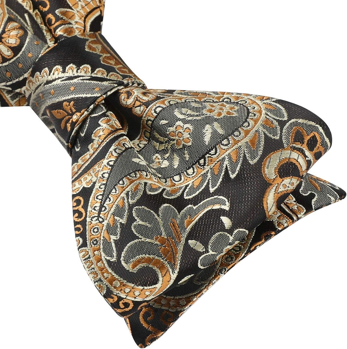 Bow Ties for Men Paisley Bowties Mens Self Tie Bow Tie and Pocket Square Set Formal Tuxedo Wedding Bowtie