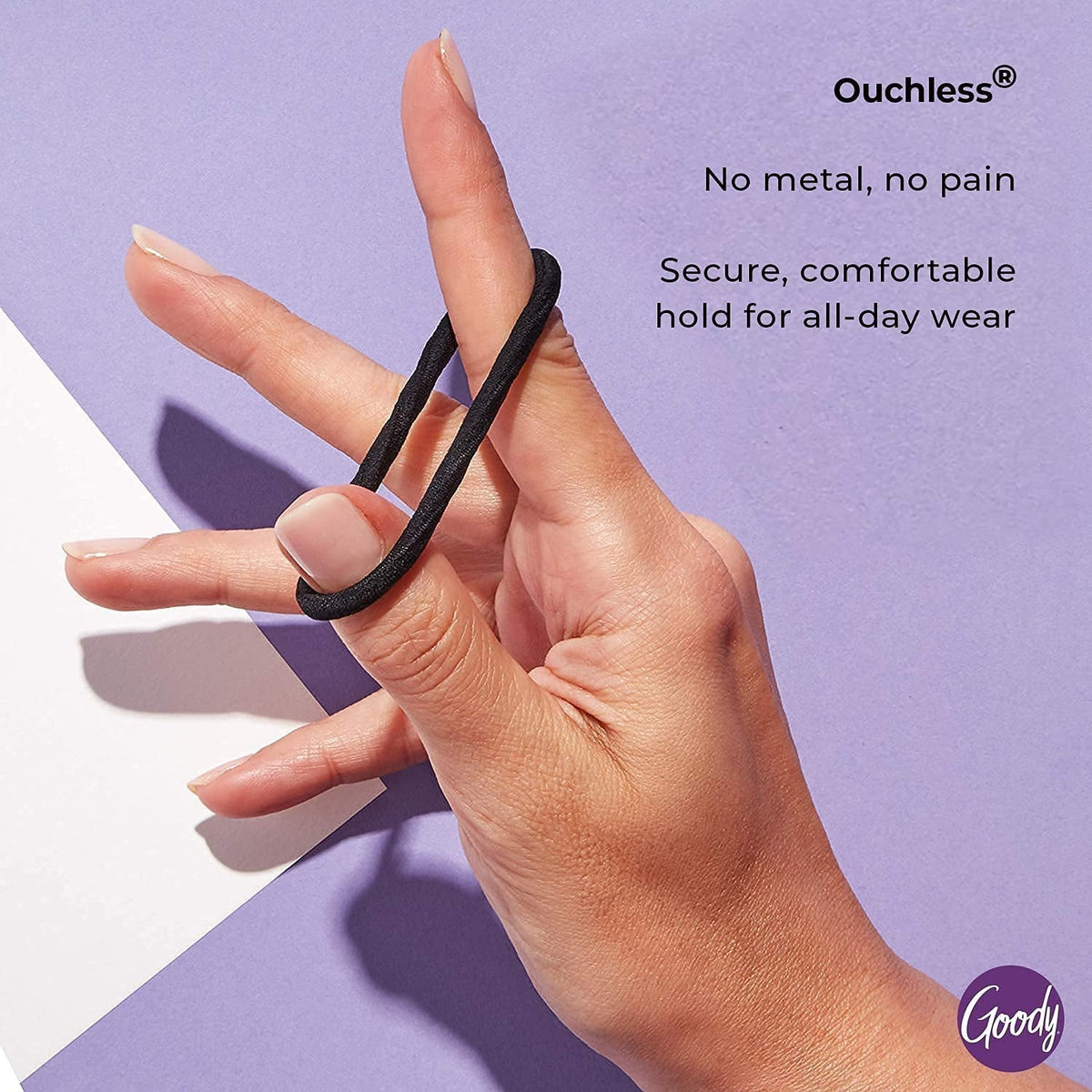 Womens Ouchless Braided Elastics Ties - 30 Count, Primal Neutrals - 4MM for Medium Hair - Pain-Free Hair Accessories for Women Perfect for Long Lasting Braids, Ponytails and More