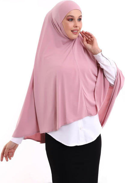 , Women Muslim Hijab Cover, Islamic Khimar, Long Salah Clothes. Prayer Hijab for Women
